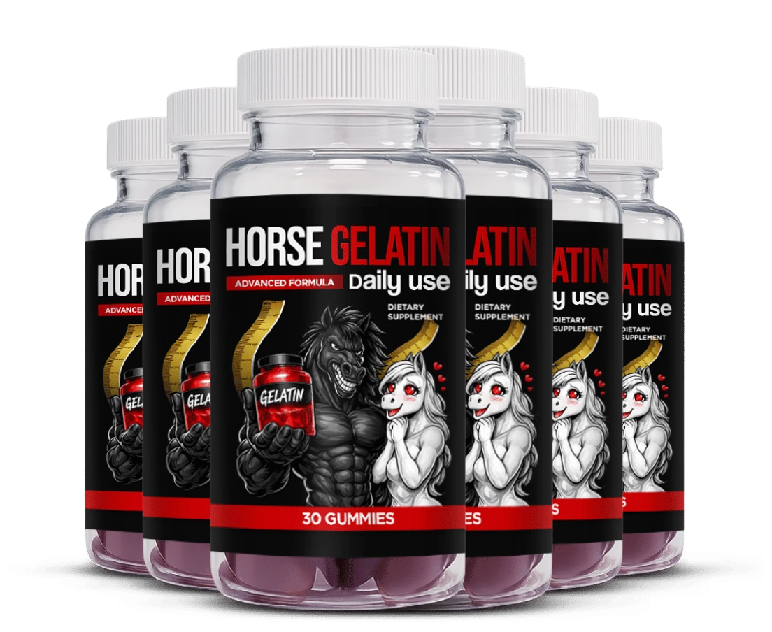 Horse Gelatin Bottles